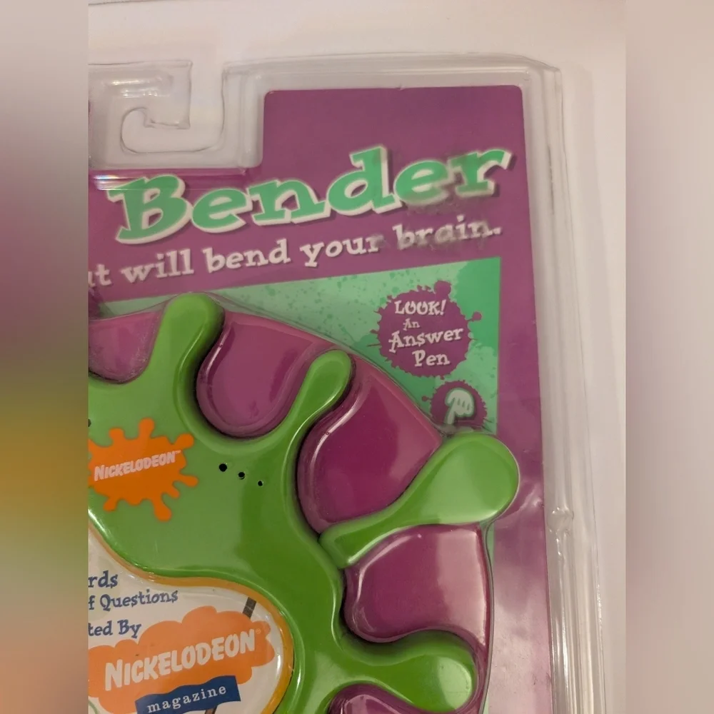 Vintage 1995 Nickelodeon Brain Bender Trivia - Still In Original Packaging
